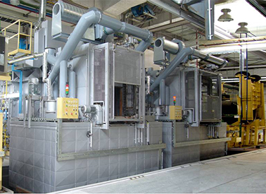 Salt bath isothermal multi purpose furnace production line
